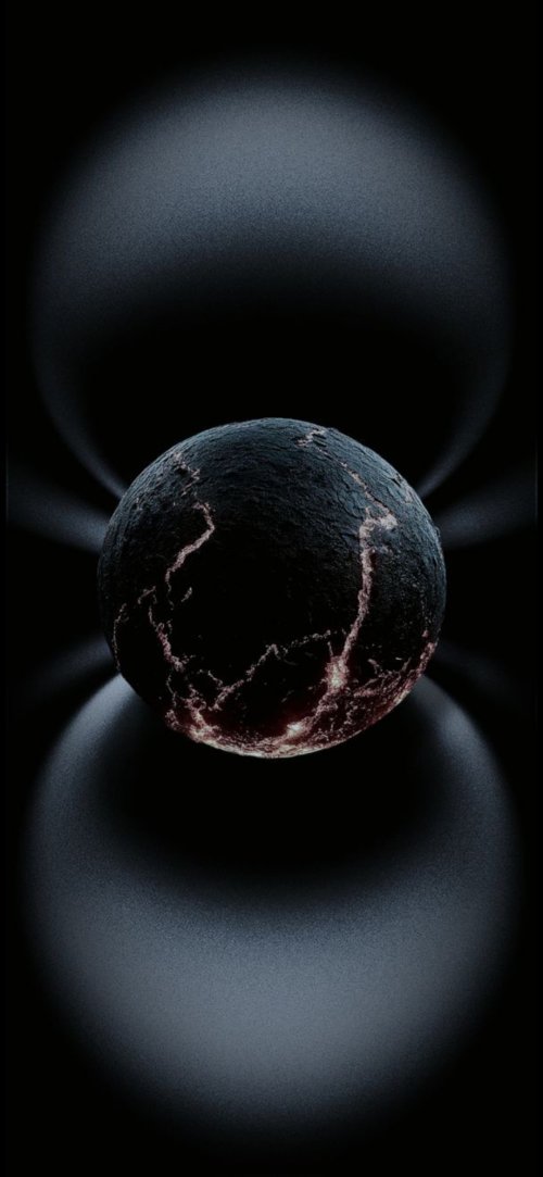 Dark Planet Landscape - space Wallpaper