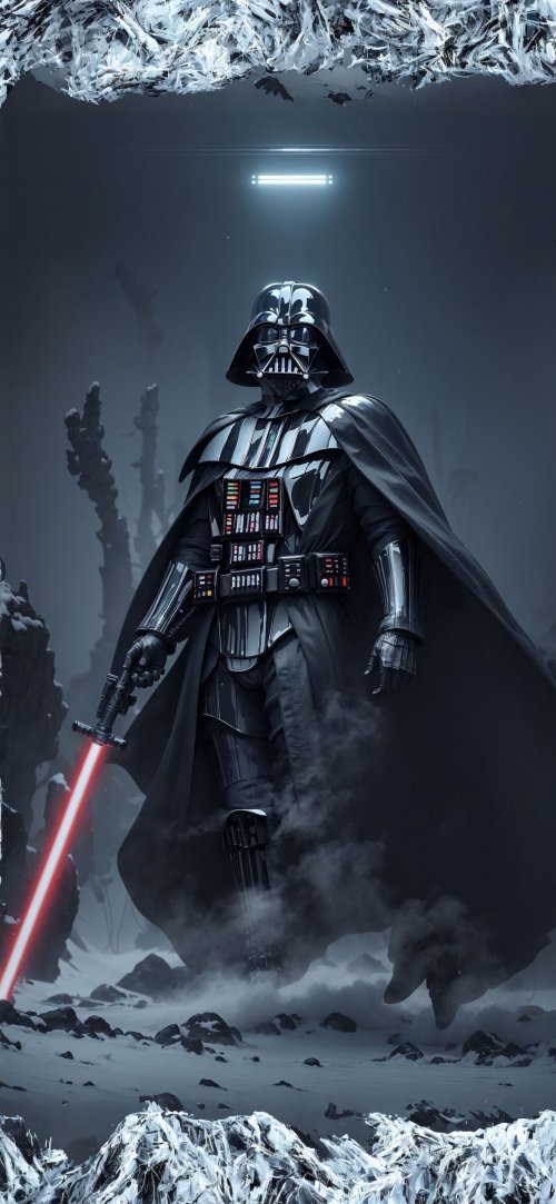 Darth Vader in Snow