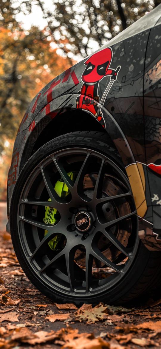 Deadpool Car Wheel - Related Ghetto Wallpapers wallpaper
