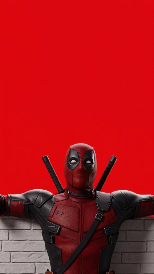Deadpool Red Backdrop