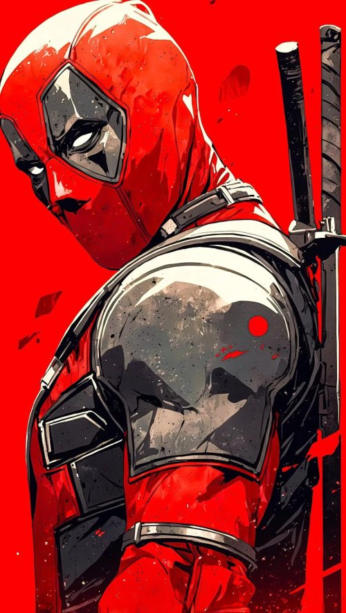 Deadpool Red Samurai