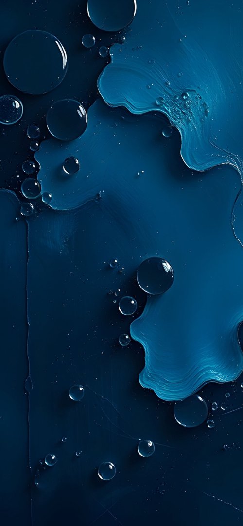 Deep Blue Water Droplets - Related Ghetto Wallpapers wallpaper