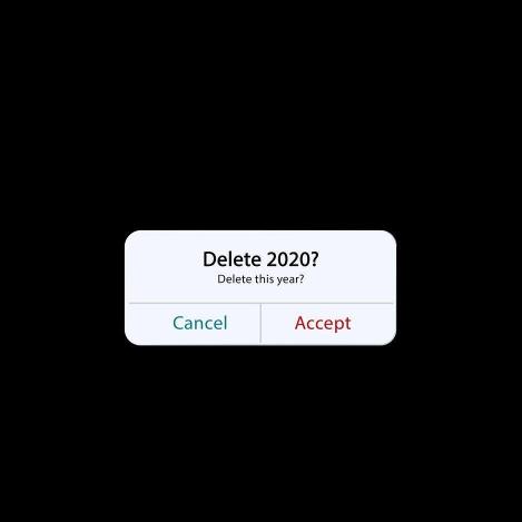 Delete 2020 Pop-Up