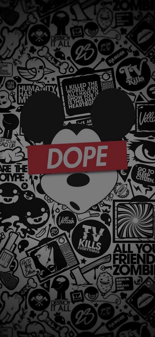 Dope Cartoon Collage - Related Ghetto Wallpapers wallpaper
