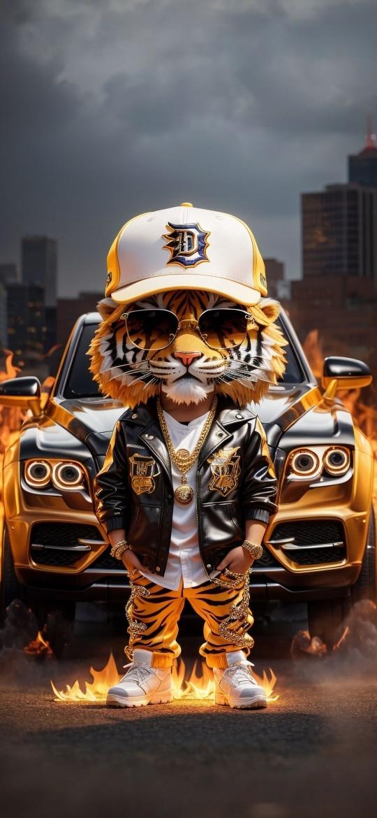 Dope Tiger Boss - Related Dope Wallpapers wallpaper
