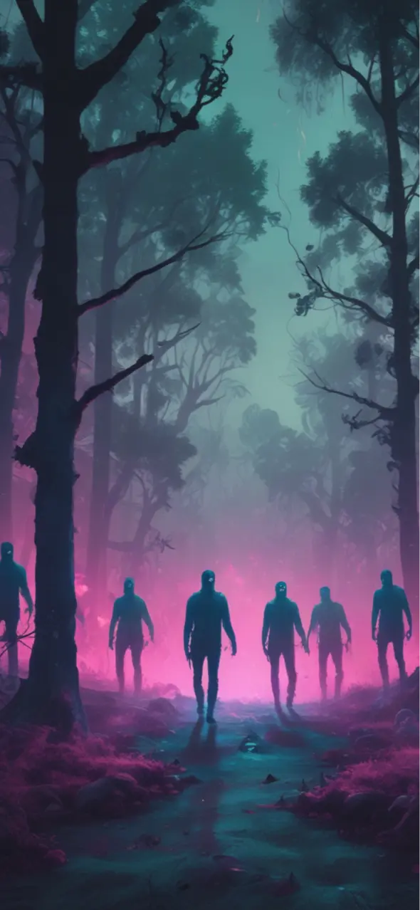 Eerie Forest Walkers - Related Dope Wallpapers wallpaper