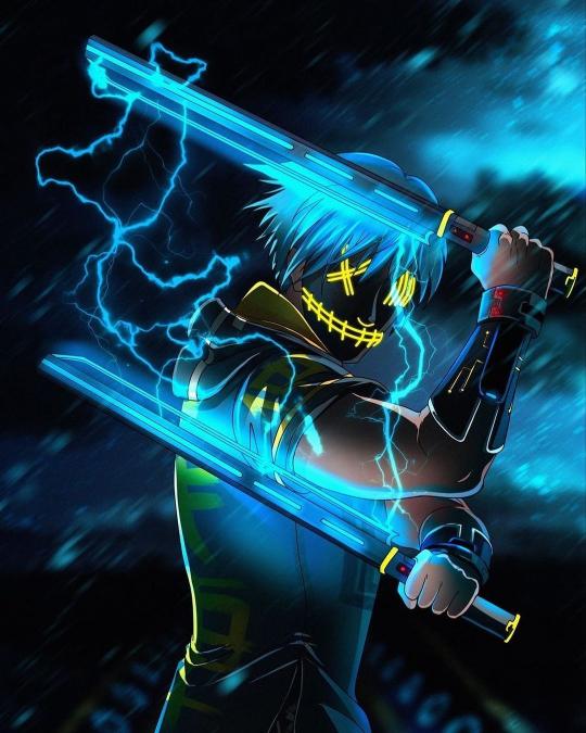 Electric Swordsman Masked Warrior - Related Dope Wallpapers wallpaper