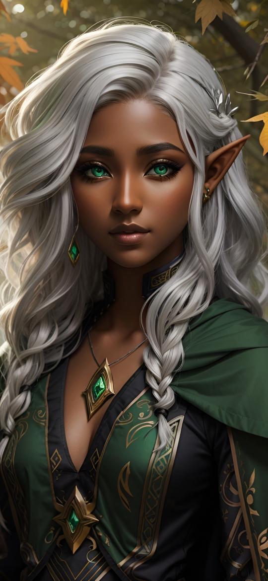 Elegant Forest Elf Portrait