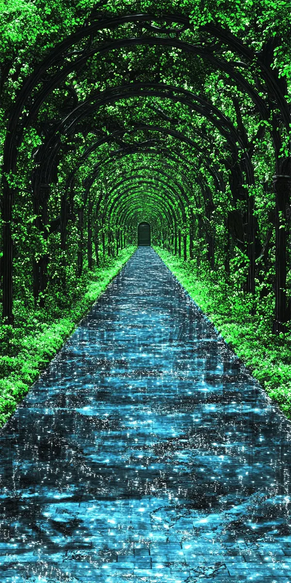 Enchanted Green Waterway Path - Related 4K Wallpapers wallpaper