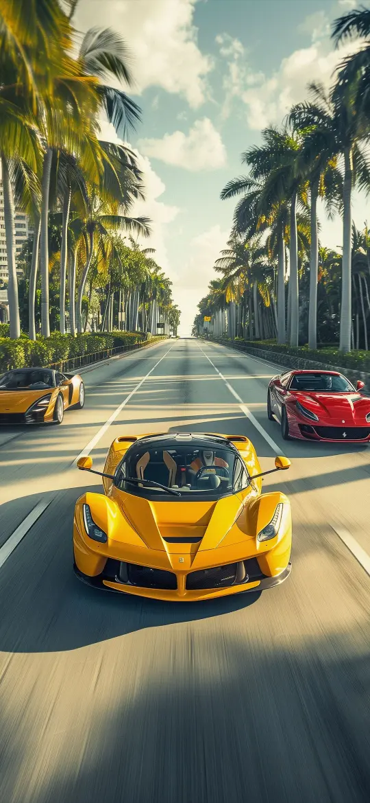 Ferrari Palm Drive - Related Dope Wallpapers wallpaper