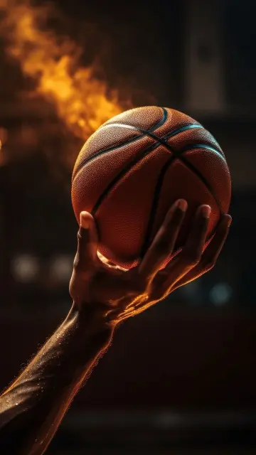 Fiery Basketball Grip