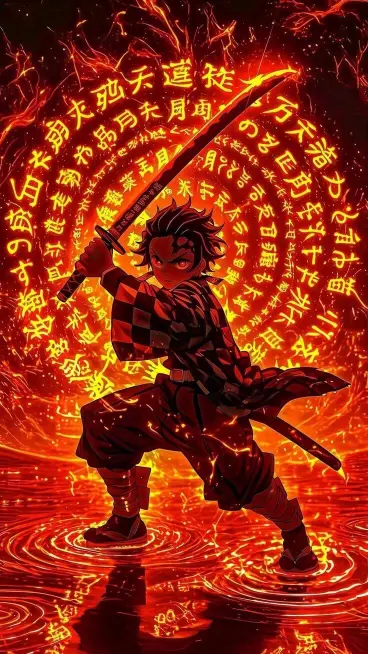 Fiery Tanjiro Stance