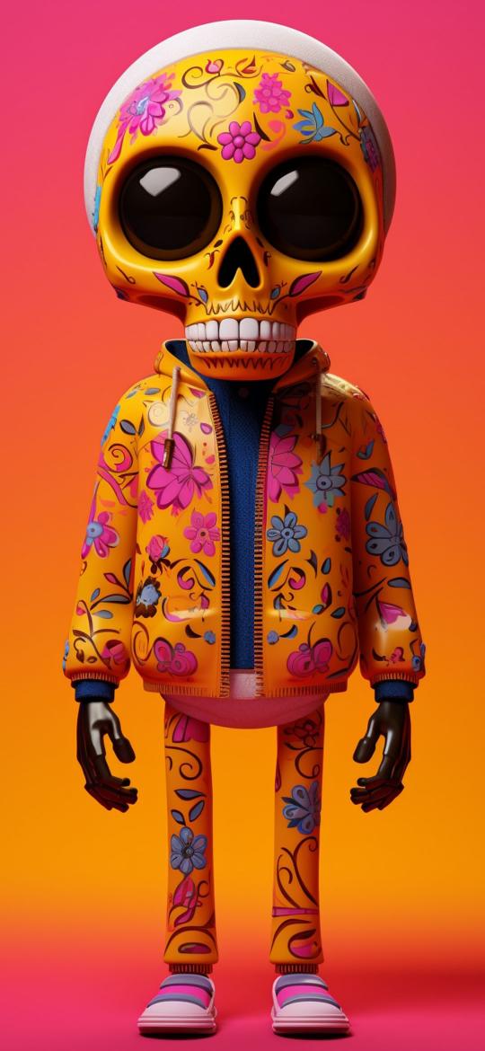 Floral Skull Hoodie - Related Dope Wallpapers wallpaper