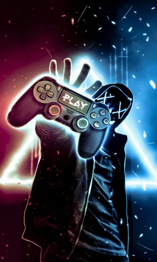 Gamer Controller Neon Glow - Related 4K Wallpapers wallpaper