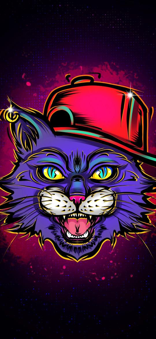 Gangster Cat Illustration - Related 4K Wallpapers wallpaper