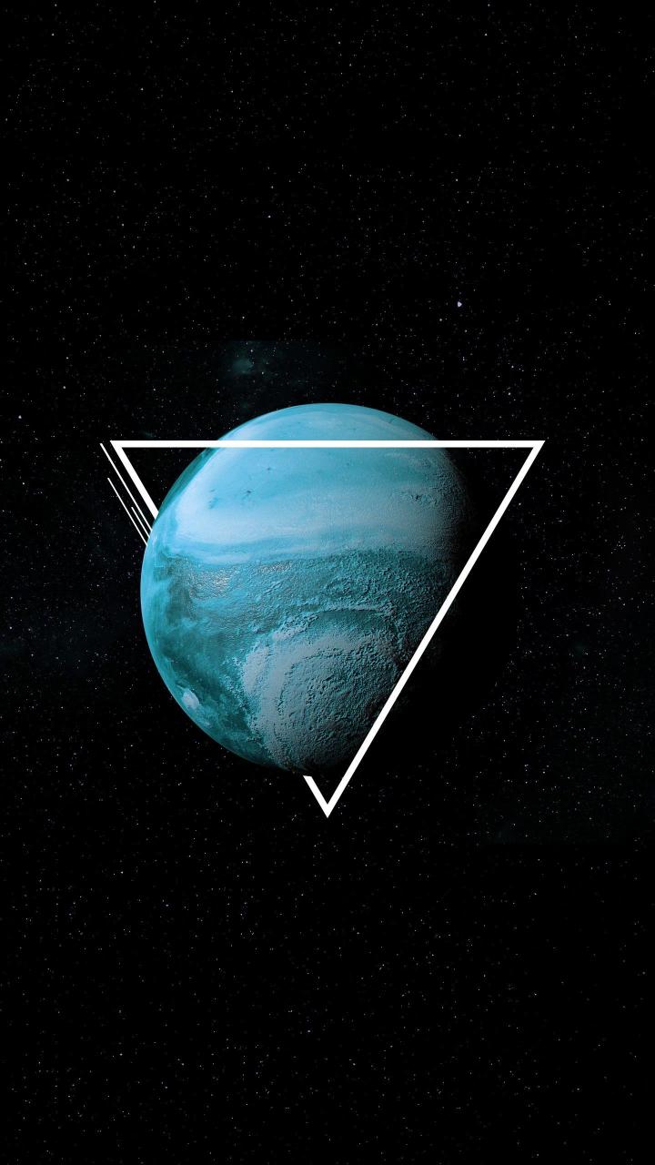 Geometric Blue Planet - Related Dope Wallpapers wallpaper