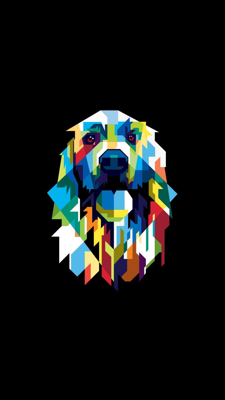 Geometric Dog Portrait - Related Ghetto Wallpapers wallpaper