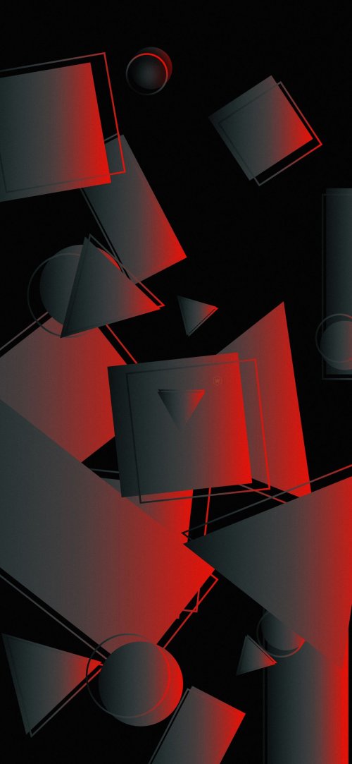 Geometric Red Gradient - Related StockWalls wallpaper