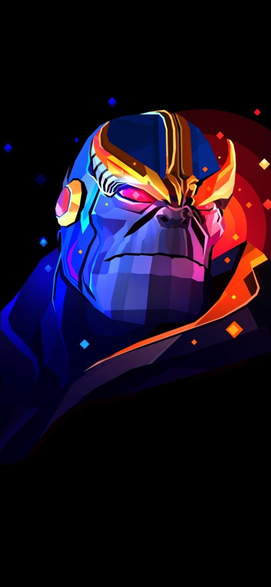 Geometric Thanos Portrait