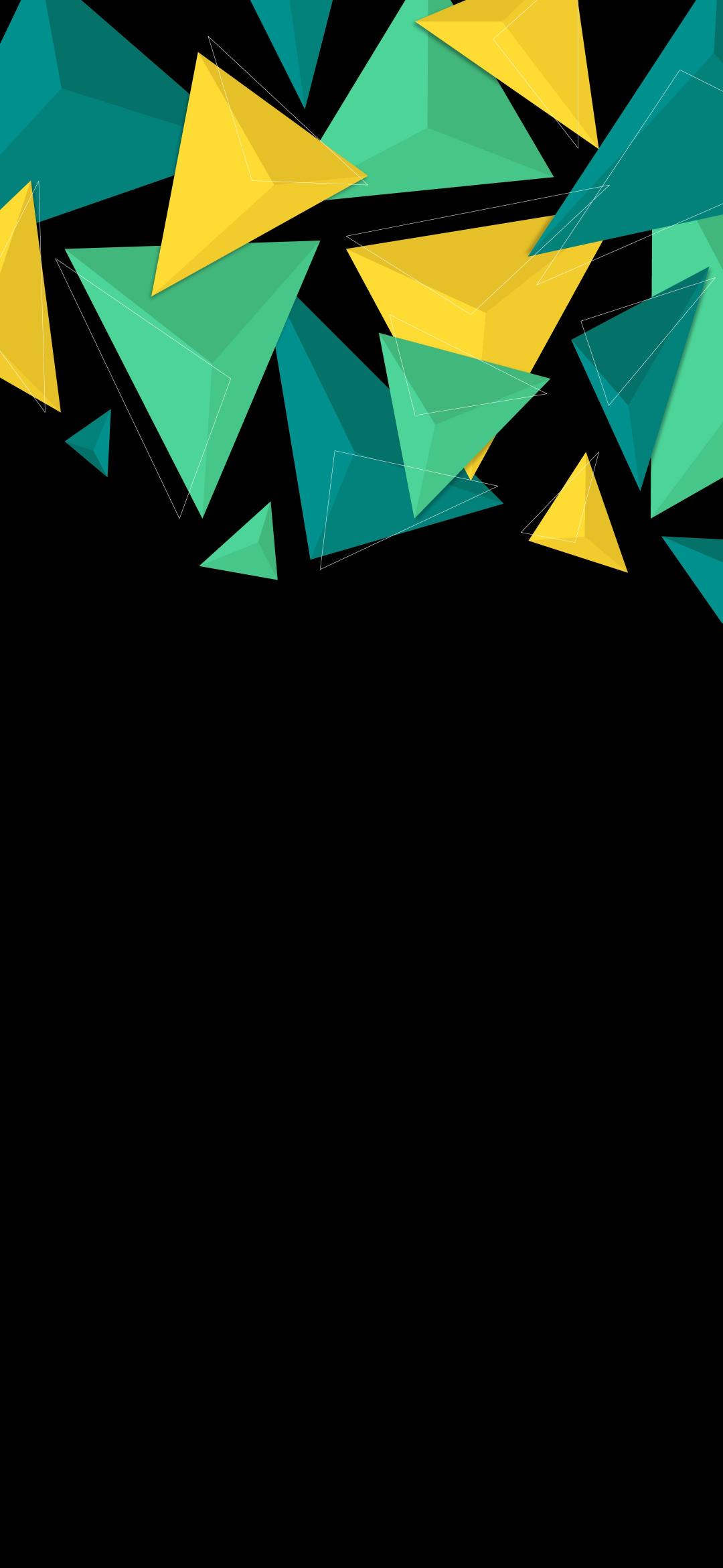 Geometric Triangle Cascade - Related 4K Wallpapers wallpaper