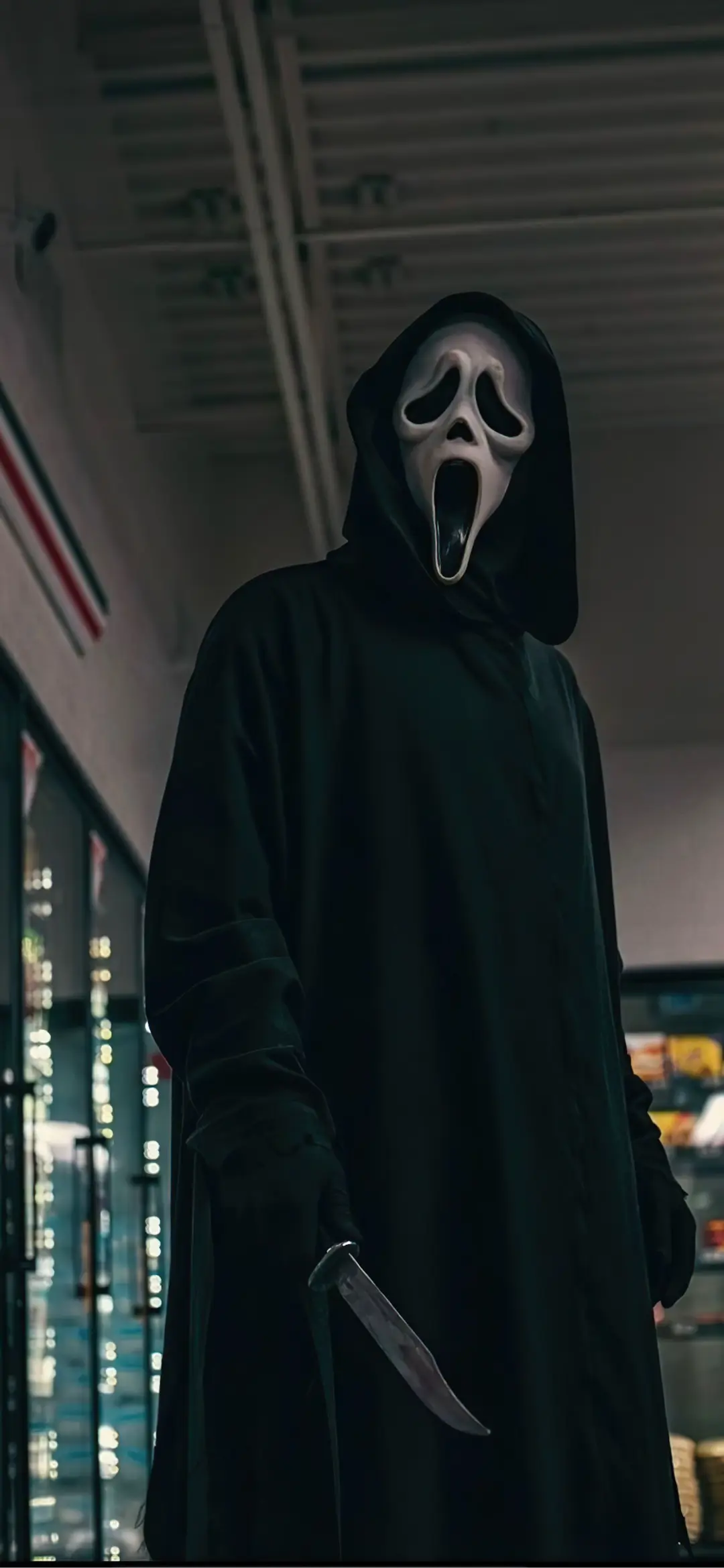 Ghostface's Deadly Stare - Related 4K Wallpapers wallpaper