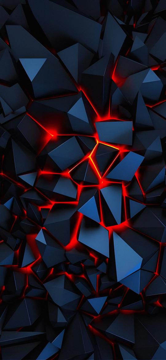 Glowing Geometric Fragments - Related Dope Wallpapers wallpaper
