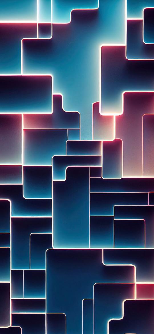 Glowing Geometric Shapes - Related Dope Wallpapers wallpaper