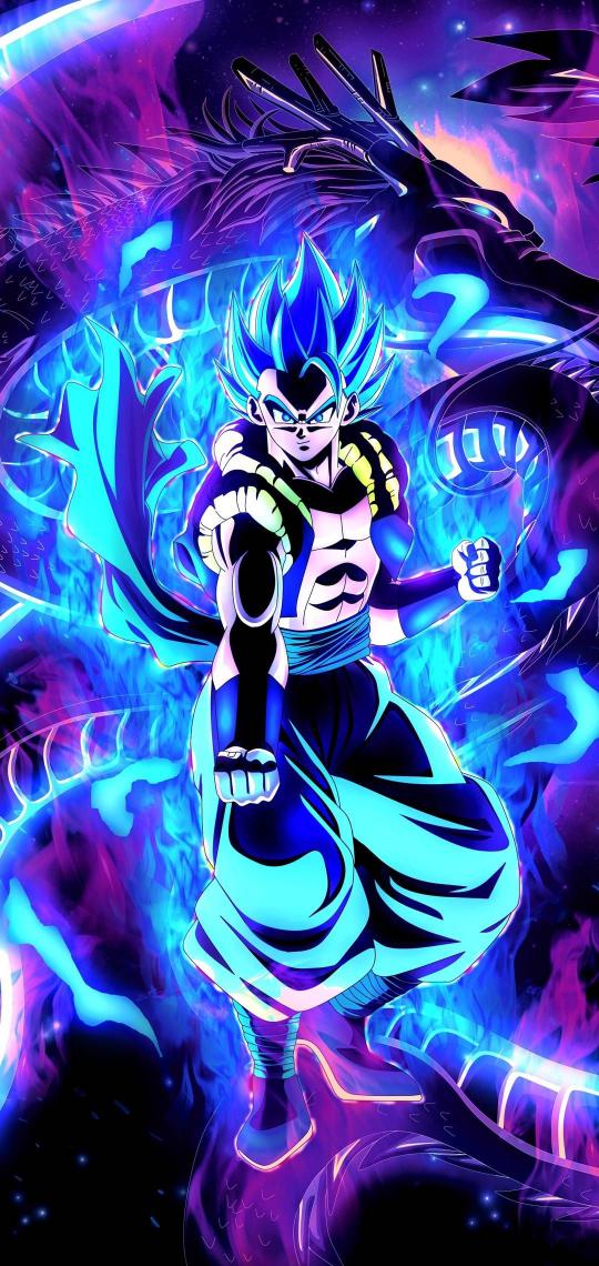 Gogeta Blue Dragon Aura