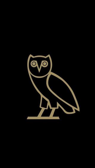 Golden Owl Silhouette - Related Dope Wallpapers wallpaper