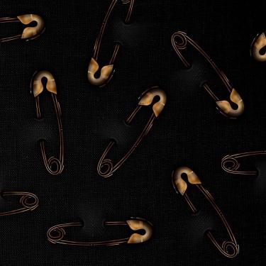 Golden Safety Pin Pattern - Related Dope Wallpapers wallpaper