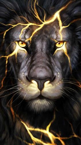 Golden Vein Lion - Related 4K Wallpapers wallpaper