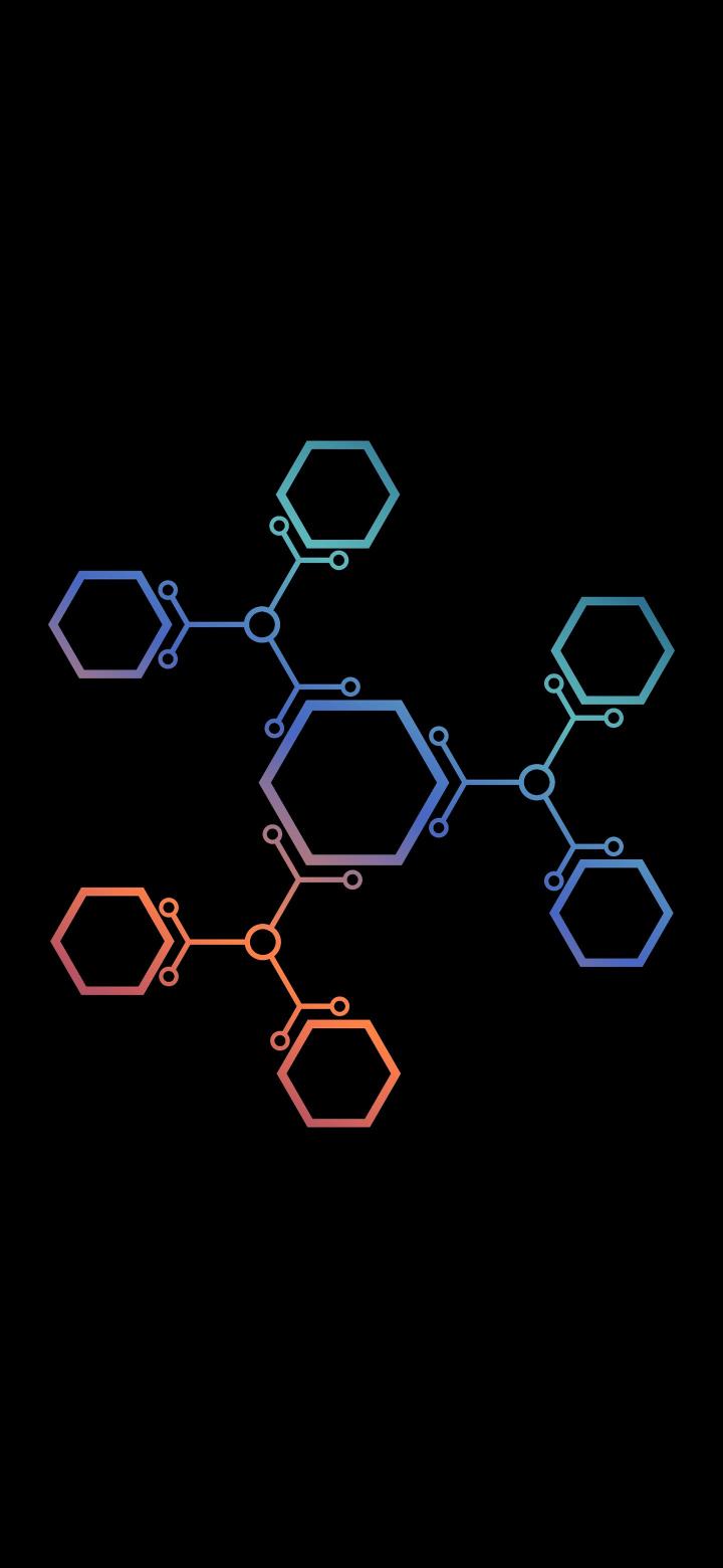Gradient Hexagon Network - Related Dope Wallpapers wallpaper