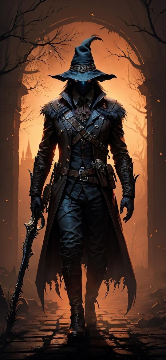 Grim Hunter in Gloom - Related Dope Wallpapers wallpaper