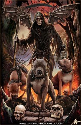 Grim Reaper and Dogs - Related Dope Wallpapers wallpaper