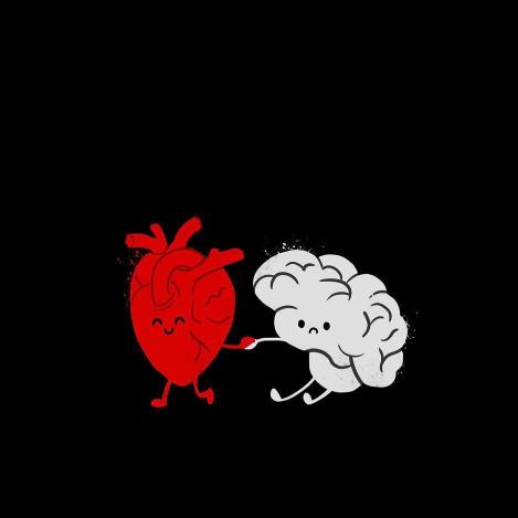 Heart and Brain Friends - Related Dope Wallpapers wallpaper