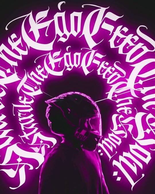 Helmet and Gothic Text - Related Dope Wallpapers wallpaper