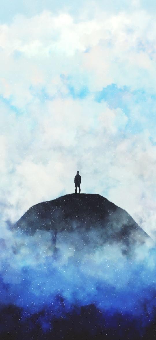 Hilltop Silhouette Dreamscape