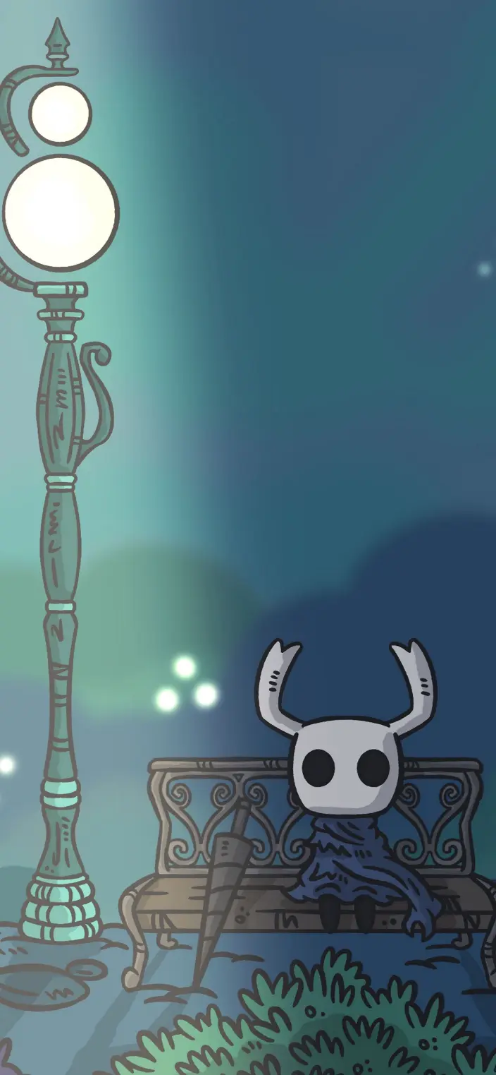 Hollow Knight Bench Scene