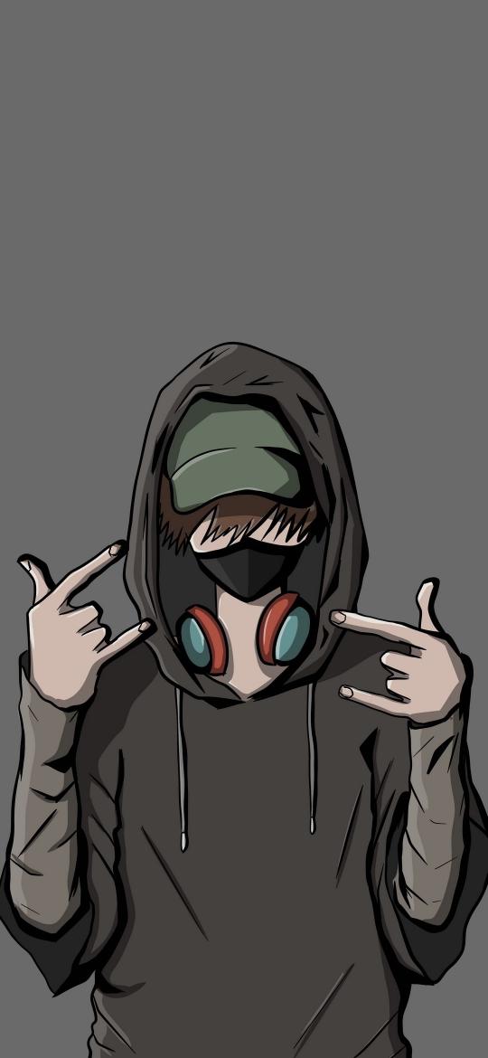 Hooded Masked Figure - Related Ghetto Wallpapers wallpaper