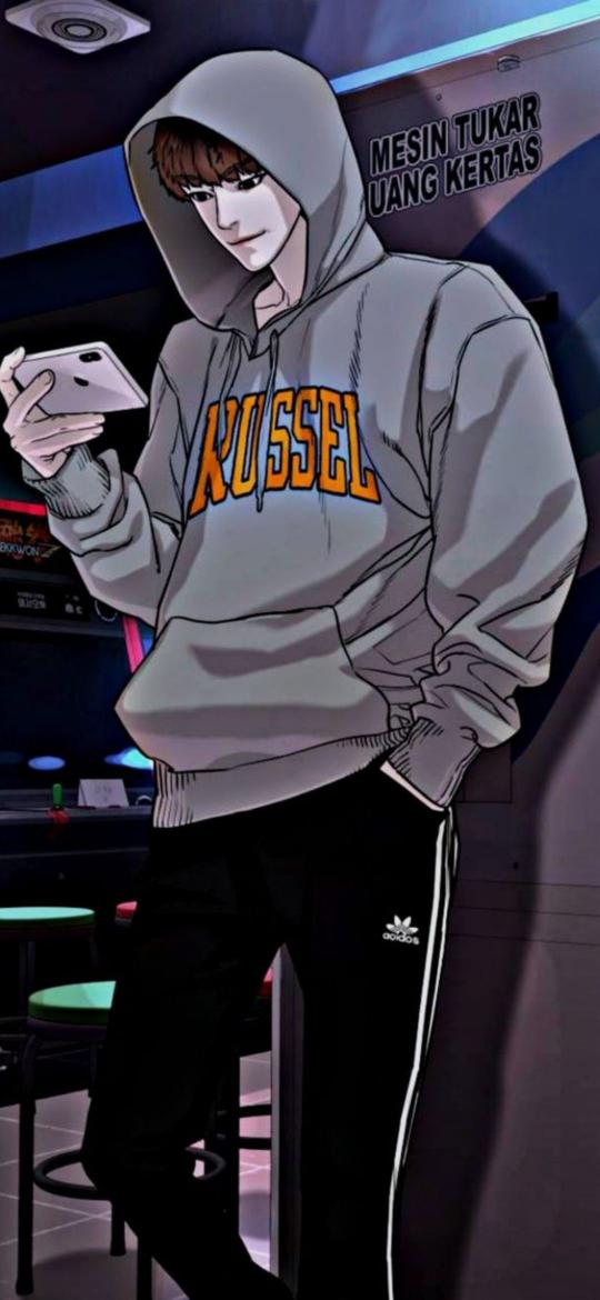 Hoodie Guy with Phone - Related 4K Wallpapers wallpaper