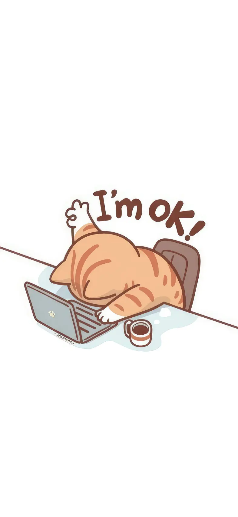 Overworked Cat Wallpaper - Related StockWalls wallpaper