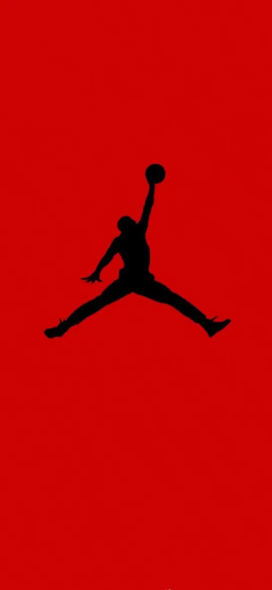 Jordan Red Silhouette - Related Dope Wallpapers wallpaper