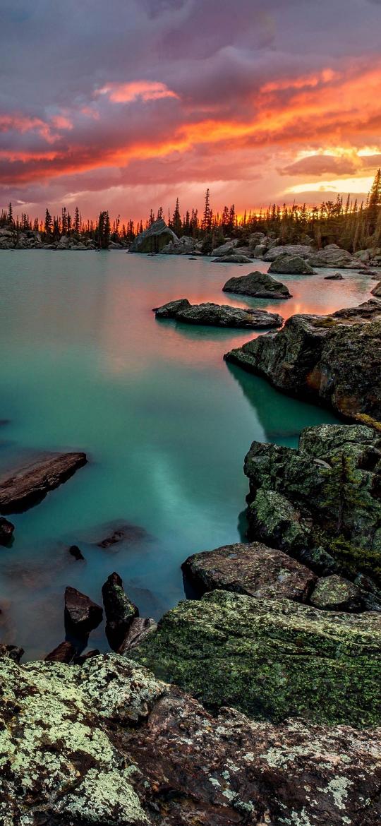 Lake Sunset Serenity - Related Dope Wallpapers wallpaper