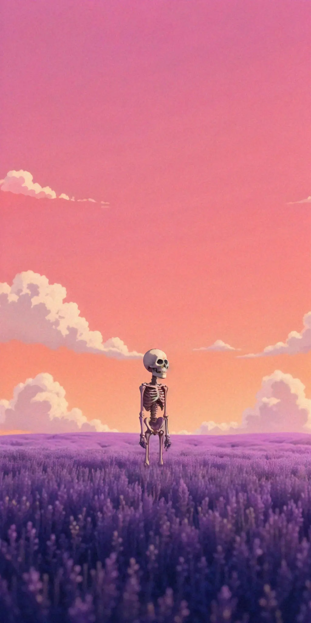 Lavender Field Skeleton - Related Dope Wallpapers wallpaper