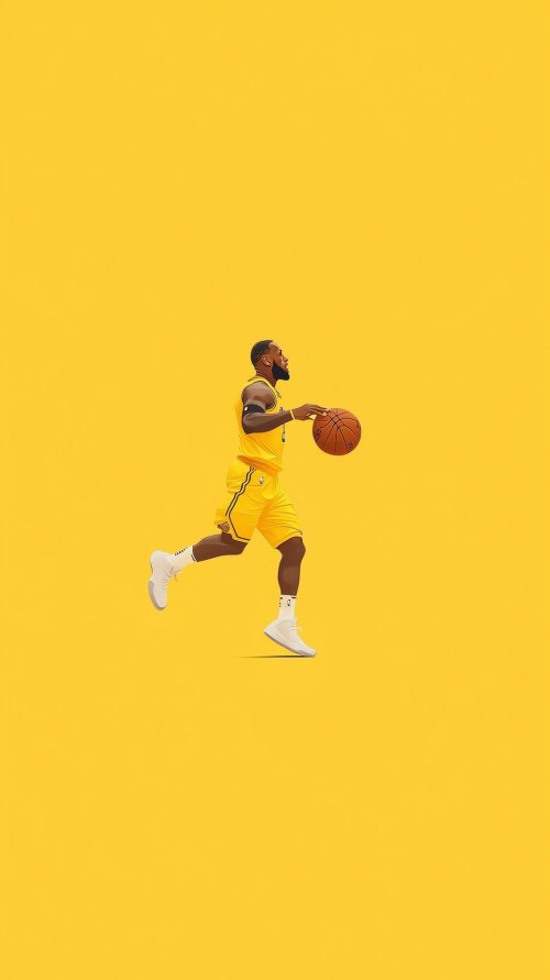 LeBron_James_Dribbling_Yellow