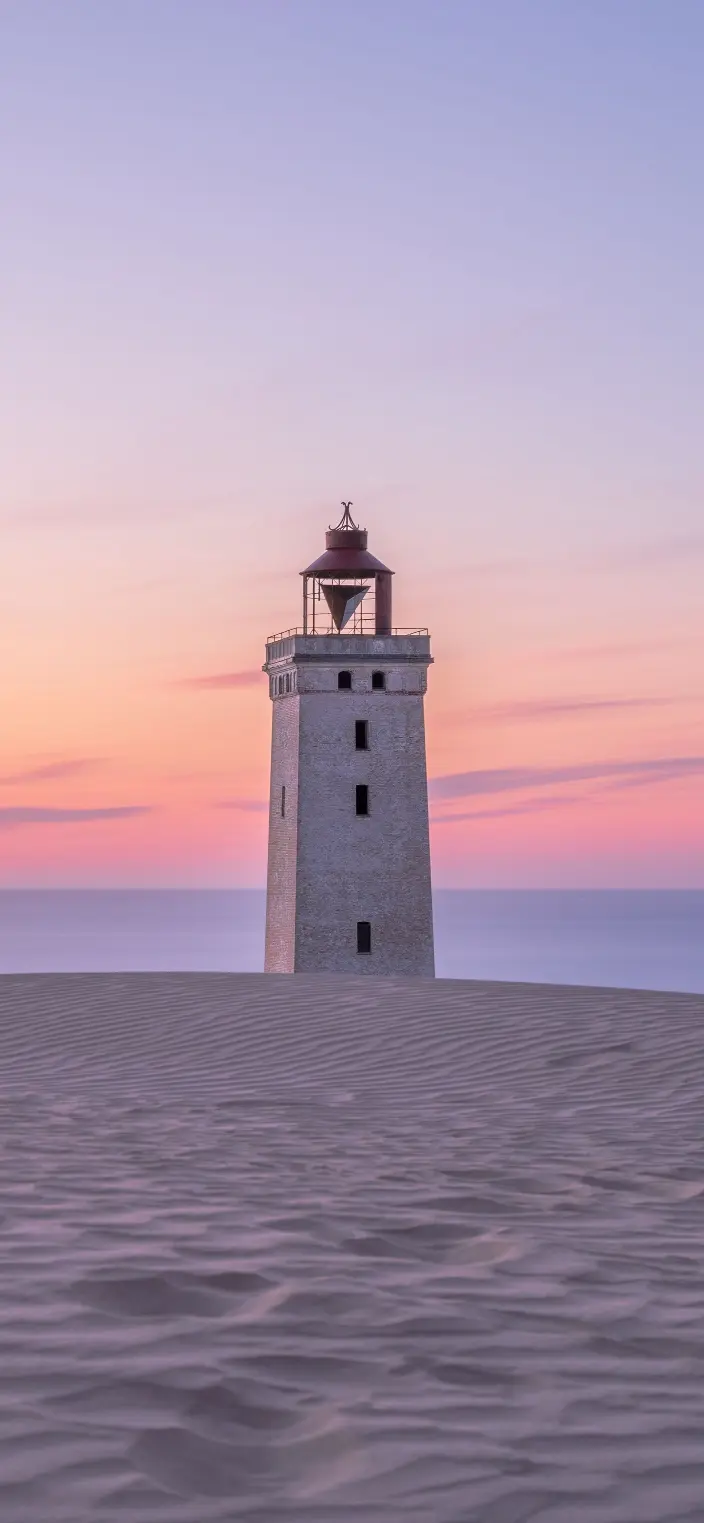Lighthouse at Sunset Dunes - Related Dope Wallpapers wallpaper