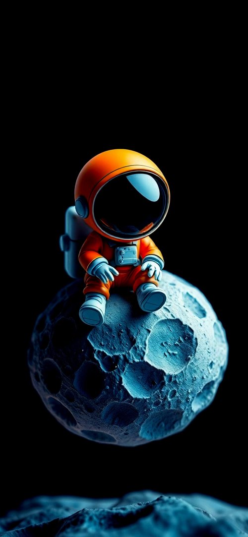 Lonely Lunar Astronaut - Related Dope Wallpapers wallpaper