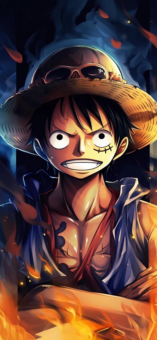 Luffy's Fierce Determination