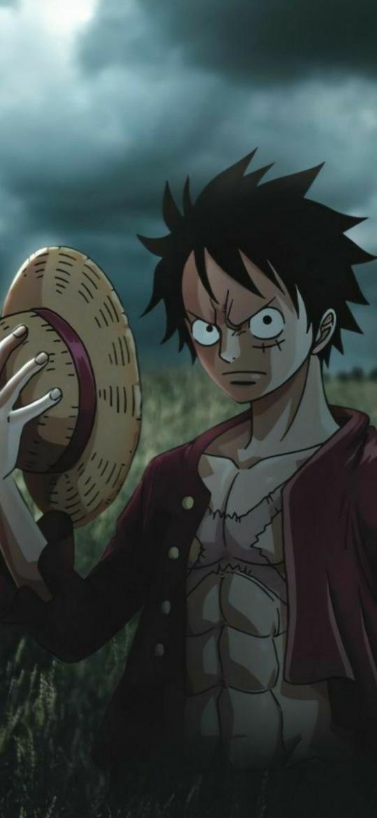Luffy Straw Hat Portrait - Related Dope Wallpapers wallpaper