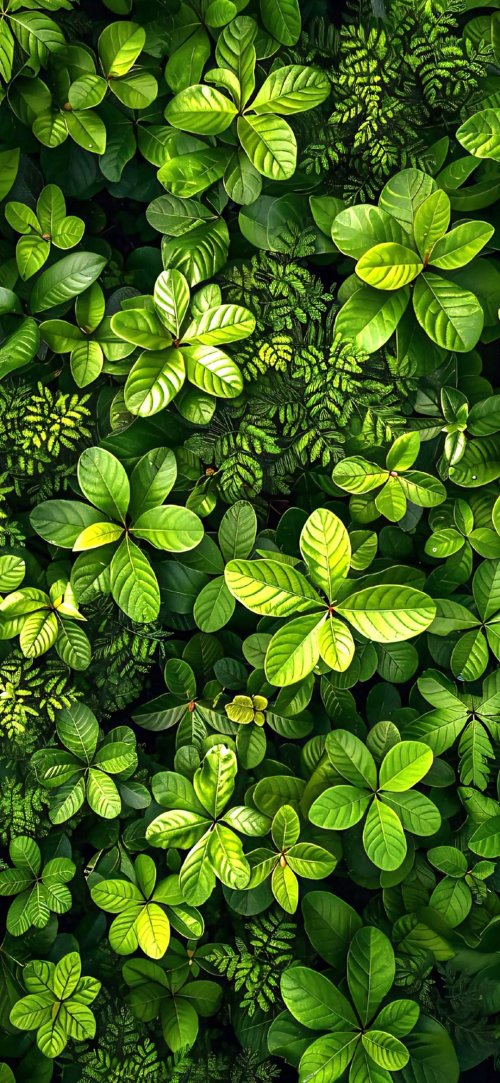 Lush Green Foliage Background - nature Wallpaper